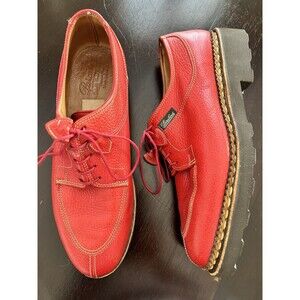 Paraboot Women’s Derby Shoes Red UK Size 5.5 EUC